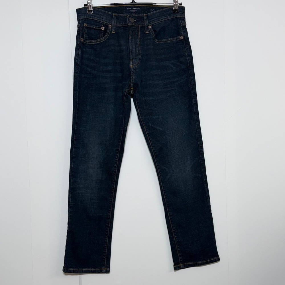 Lucky Brand Jeans Mens Measures 30X29 Tag Size‎ 30x30 Blue 221 Straight Stretch